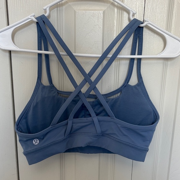 Lululemon Athletica Cross-Back Blue Sports Bra - Picture 2 of 4